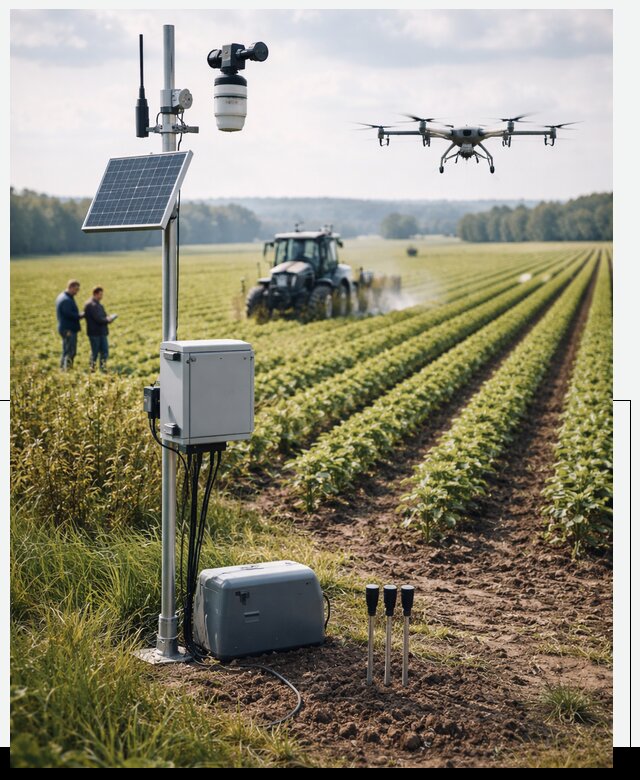 Разработка IoT мониторинга полей в Устях-Илимске от 8840 р. | АвикейСть